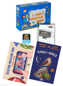 4. Sınıf Hikayeler Okuma Seti 10 Kitap - Telefon Melefon Yok - Kınalı Serçe (13 Kitap Set)