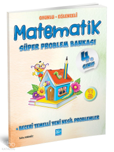 4. Sınıf Oyunlu-Eğlenceli Matematik Süper Problem Bankası
