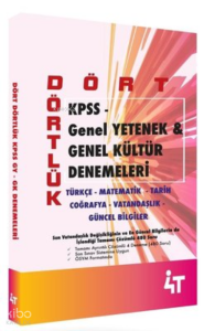 4T Kpss B Dört Dörtlük Denemeleri