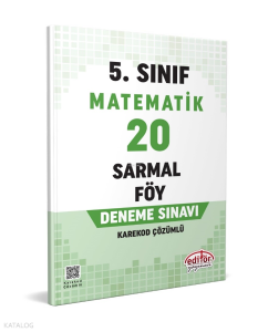 5. Sınıf Matematik 20 Sarmal Föy Deneme Sınavı