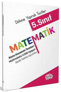 5. Sınıf Matematik Dökme Yaprak Testler Editör Yayınevi