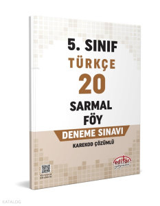 5. Sınıf Türkçe 20 Sarmal Föy Deneme Sınavı