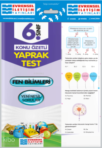 6.Sınıf Fen Bilimleri  YT 2020