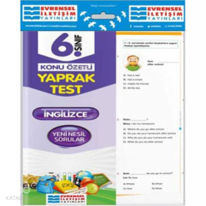 6.Sınıf İngilizce YT 2020