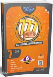 7. Sınıf 777 Soruda İlk Dönem Kamp Kitabı