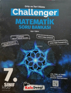7.Sınıf Challenger Matematik Soru Bankası (Tümü Video Çözümlü)