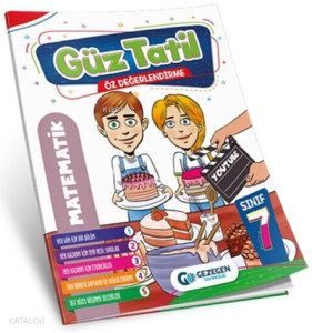 7.Sınıf Matematik Matematik Güz Tatil Kitabı