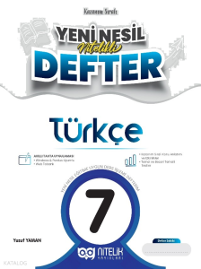 7.Sınıf Türkçe Yeni Nesil Nitelikli Defter