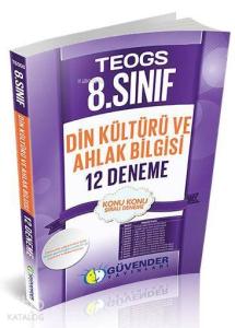 8. Sınıf Din Kültürü ve Ahlak Bilgisi 12 Deneme