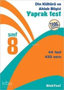 8. Sınıf Din Kültürü ve Ahlak Bilgisi Yaprak Test