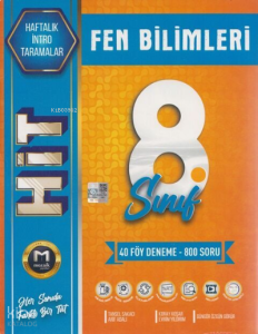 8. Sınıf Fen Bilimleri İntro Hıt 40 Deneme Mozaik Yayınları- 2023