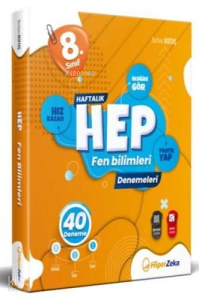 8. Sınıf HEP Fen Bilimleri Haftalık Deneme Föyleri