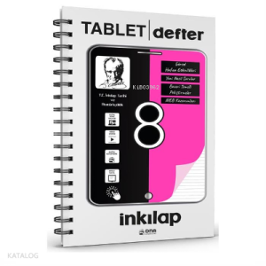 8.Sınıf İnkılap Tarihi Tablet Defter