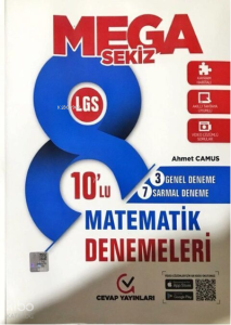 8. Sınıf LGS MEGA Matematik 10 lu Denemeleri