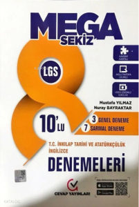 8. Sınıf LGS MEGA T.C. İnkılap Tarihi ve Atatürkçülük 10 lu Deneme