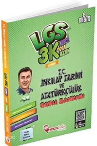 8. Sınıf LGS T.C İnkılap Tarihi ve Atatürkçülük Soru Bankası 3K Serisi