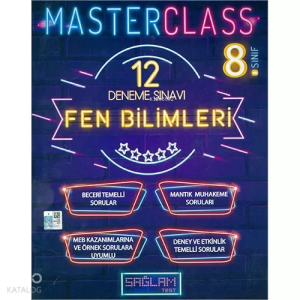 8.Sınıf Master Class Fen Bilimleri 12 Deneme