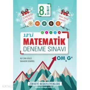 8. Sınıf Omage Matematik 12 Deneme Sınavı (7 Sarmal + 5 Genel)