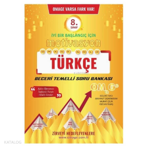 8. Sınıf Omage Motivasyon Türkçe Soru Bankası