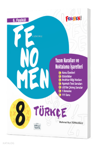 8. Sınıf Türkçe 6. Fasikül Fenomen Yayınları (Yazım Kuralları Ve Noktalama İşaretleri)