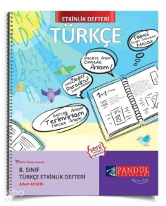 8. Sınıf Türkçe Etkinlik Defteri