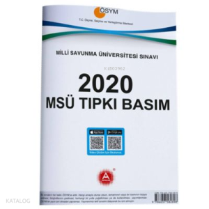A Yayınları 2020 Msü Tıpkı Basım -2021