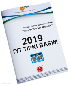 A Yayınları Tyt 2019 Tıpkı Basım -2021