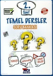 Açı Yayınları 2. Sınıf Temel Dersler Soru Bankası Kitap