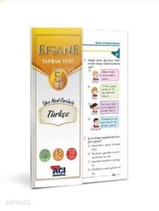 Açı Yayınları 5.Sınıf Efsane Türkçe Yaprak Test