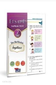 Açı Yayınları 7.Sınıf Efsane İngilizce Yaprak Test