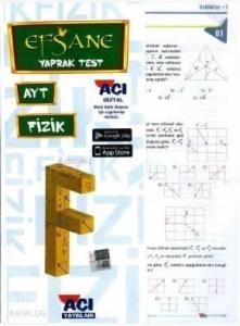 Açı Yayınları AYT Fizik EFSANE Çek Kopart Yaprak Test