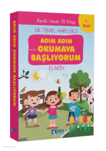 Adım Adım Okumaya Başlıyorum  İlk Okuma Kitapları  Set  (10 Kitap)