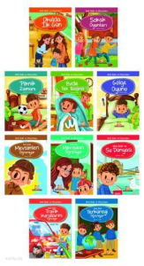 Akıllı Bıdık ve Maceraları İlkokul 1. 2. 3. Sınıf Eğitici ve Eğlenceli Okuma Kitabı Hikaye Seti (10 Kitap)