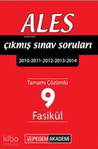 ALES Tamamı Çözümlü (2010-2014) 9 Fasikül Çıkmış Sınav Soruları 2015