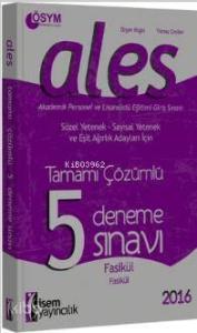 ALES Tamamı Çözümlü 5 Deneme Sınavı 2016
