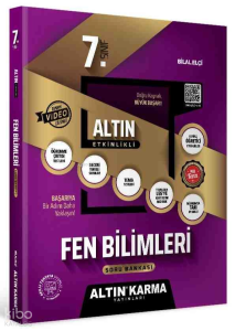 Altın Karma 7. Sınıf Fen Bilimleri Altın Etkinlikli Kazanım Soru Bankası