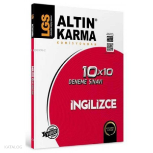 Altın Karma 8.Sınıf LGS İngilizce 10x10 Deneme Sınavı