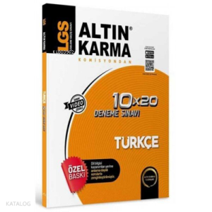 Altınkarma LGS 8.Sınıf  Türkçe 10*20 Branş Deneme