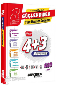 Ankara Yayıncılık 8. Sınıf Güçlendiren Tüm Dersler Denemeler