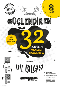 Ankara Yayınları 8.Sınıf Güçlendiren Dil Bilgisi