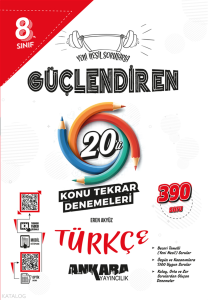 Ankara Yayınları 8.Sınıf Güçlendiren  Türkçe