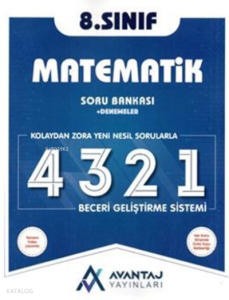 Avantaj Yayınları 8.Sınıf Matematik Soru Bankası