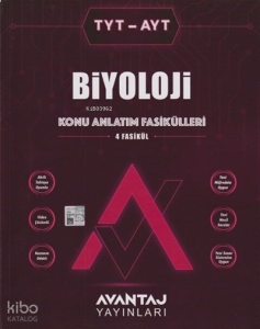 Avantaj Yayınları TYT/AYT Biyoloji Konu Anlatım Fasikülleri