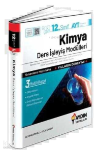 Aydın Yayınları 12. Sınıf Aydın Kimya Ders İşleyiş Modülleri