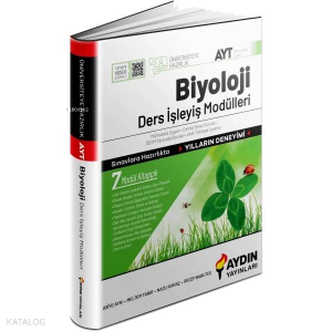 Aydın Yayınları Üniversiteye Hazırlık AYT Biyoloji Ders İşleyiş Modülleri