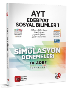 AYT 3D Simülasyon Edebiyat Tarih Coğrafya Denemeleri