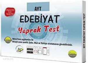 AYT Edebiyat Yaprak Testleri (Kutu Test 5 öğrenci için 5x32 Adet)