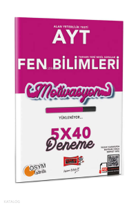 AYT Fen Bilimleri 5x40 Deneme