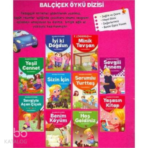 Balçiçek Öykü Eğik El Yazılı Set - 10 Kitap Takım