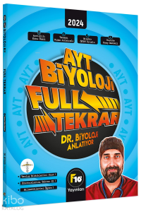 Barış Hoca Dr. Biyoloji AYT Biyoloji Full Tekrar Video Ders Kitabı F10 Yayınları